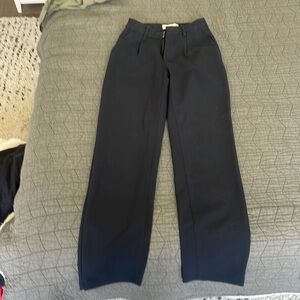 Abercrombie & Fitch Tailored Straight Leg Trouser XXS